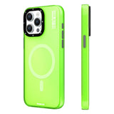 Apple iPhone 15 Pro Max Kılıf M-safe Şarj Özellikli Youngkit Hidden Sand Serisi Kapak