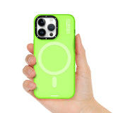 Apple iPhone 15 Pro Max Kılıf M-safe Şarj Özellikli Youngkit Hidden Sand Serisi Kapak