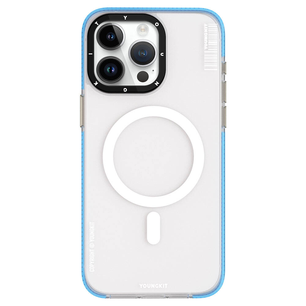 Apple iPhone 15 Pro Max Kılıf M-safe Şarj Özellikli Youngkit Jiansha Serisi Kapak