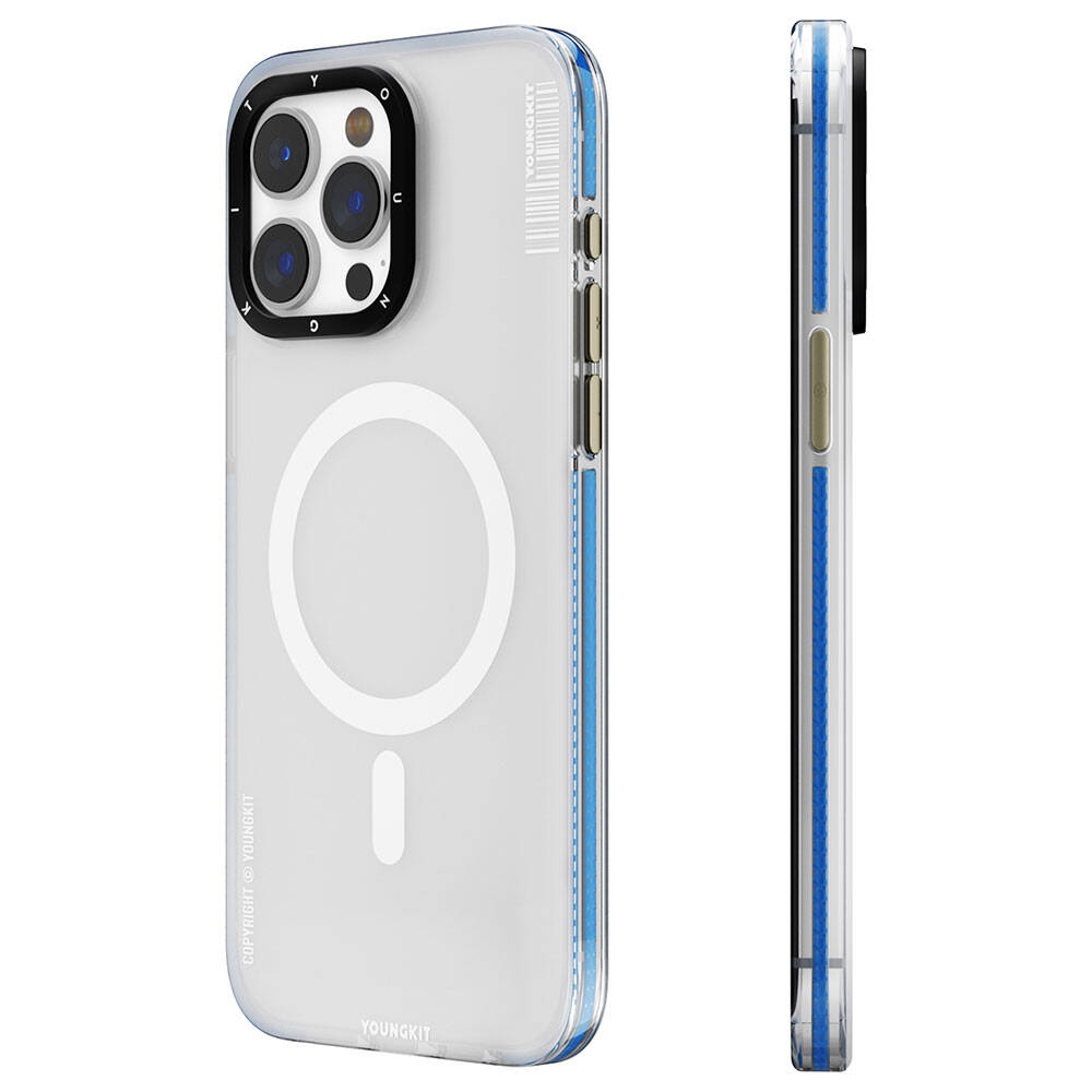 Apple iPhone 15 Pro Max Kılıf M-safe Şarj Özellikli Youngkit Jiansha Serisi Kapak