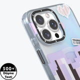 Apple iPhone 15 Pro Max Kılıf M-safe Şarj Özellikli Youngkit Love Serisi Kapak