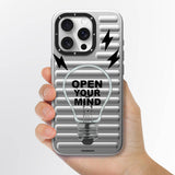 Apple iPhone 15 Pro Max Kılıf M-safe Şarj Özellikli Youngkit Open Mind Serisi Kapak