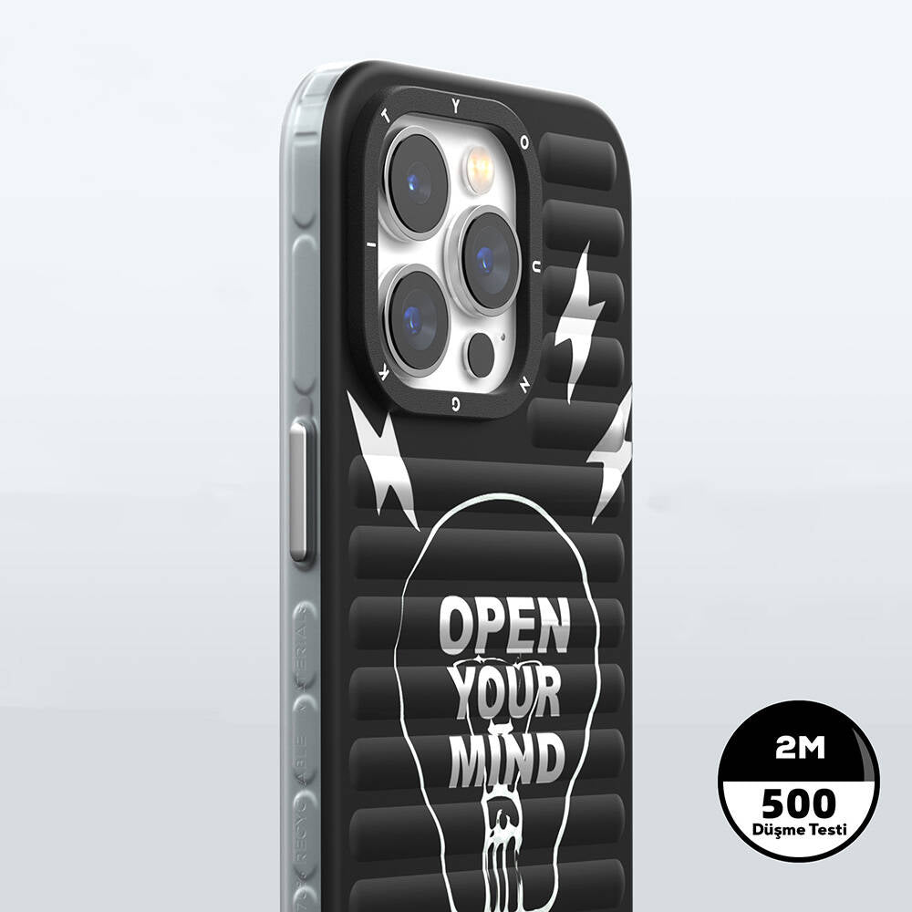 Apple iPhone 15 Pro Max Kılıf M-safe Şarj Özellikli Youngkit Open Mind Serisi Kapak