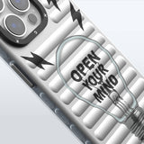 Apple iPhone 15 Pro Max Kılıf M-safe Şarj Özellikli Youngkit Open Mind Serisi Kapak