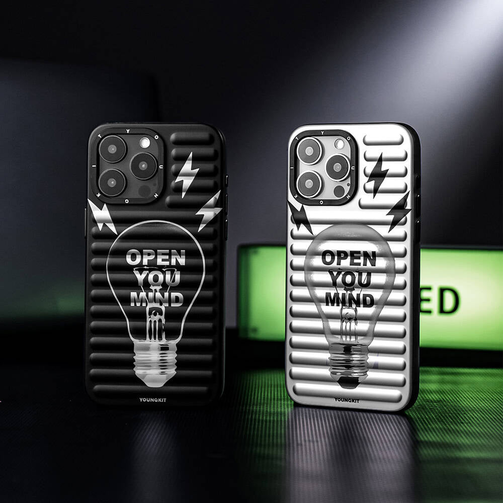 Apple iPhone 15 Pro Max Kılıf M-safe Şarj Özellikli Youngkit Open Mind Serisi Kapak