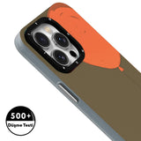 Apple iPhone 15 Pro Max Kılıf M-safe Şarj Özellikli Youngkit Orange Serisi Flying Balloon Kapak