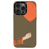 Apple iPhone 15 Pro Max Kılıf M-safe Şarj Özellikli Youngkit Orange Serisi Flying Balloon Kapak