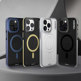 Apple iPhone 15 Pro Max Kılıf M-safe Şarj Özellikli Youngkit Rock Sand Serisi Kapak