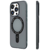 Apple iPhone 15 Pro Max Kılıf M-safe Şarj Özellikli Youngkit Rock Serisi Kapak