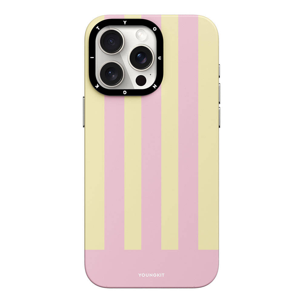 Apple iPhone 15 Pro Max Kılıf M-safe Şarj Özellikli Youngkit Striped Piano Keys Serisi Kapak