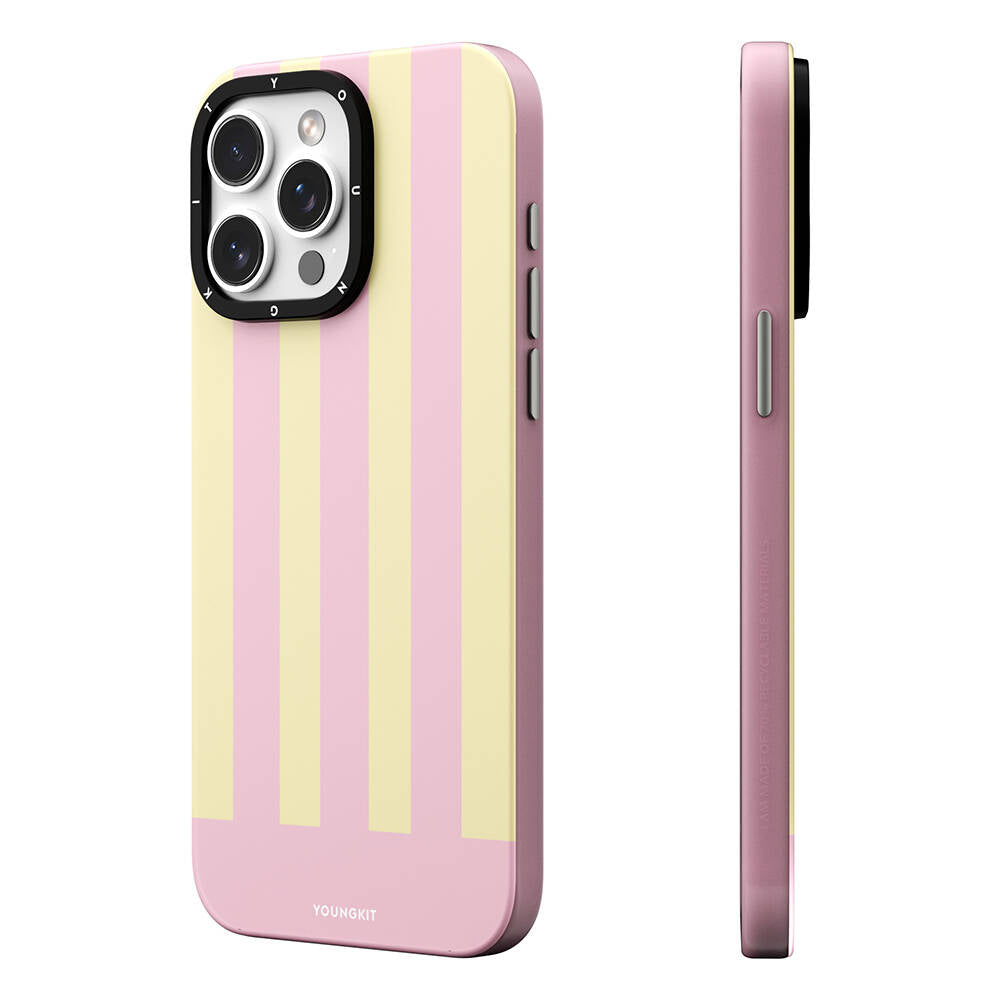 Apple iPhone 15 Pro Max Kılıf M-safe Şarj Özellikli Youngkit Striped Piano Keys Serisi Kapak