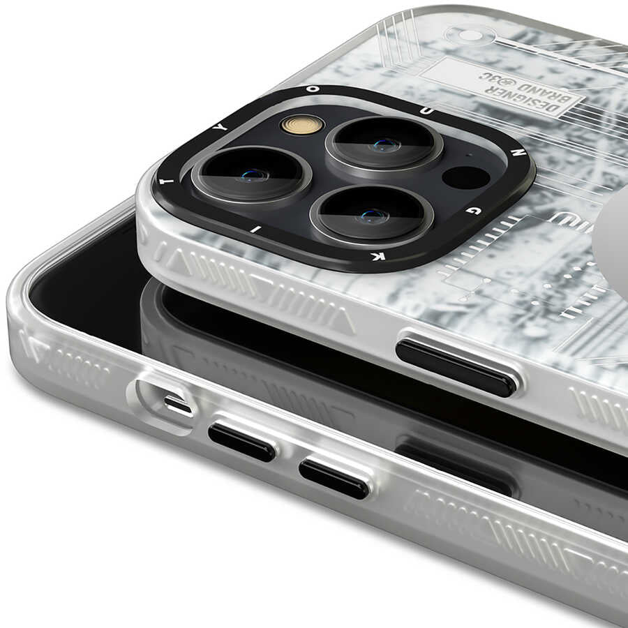Apple iPhone 15 Pro Max Kılıf M-safe Şarj Özellikli YoungKit Technology Serisi Kapak