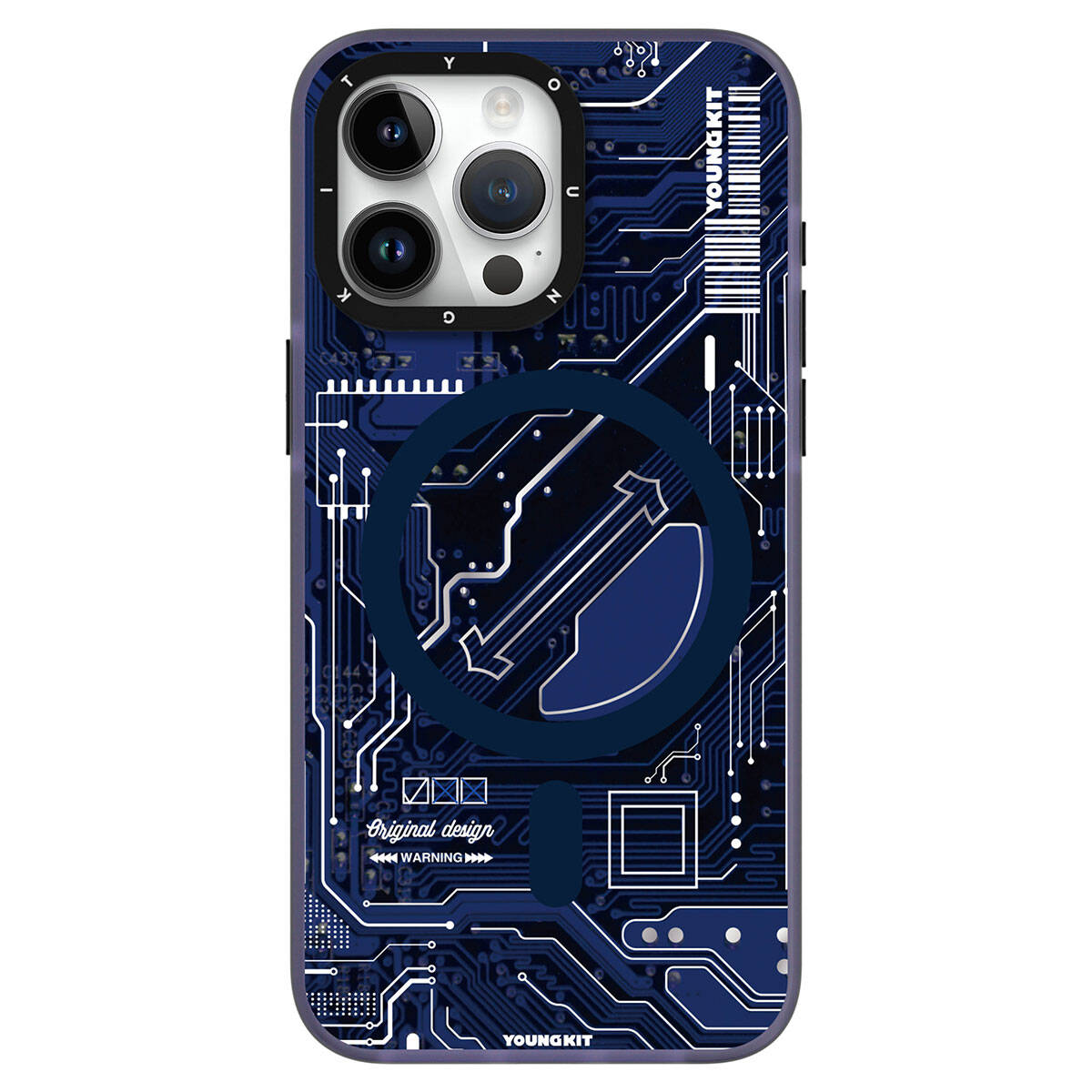 Apple iPhone 15 Pro Max Kılıf M-safe Şarj Özellikli YoungKit Technology Serisi Kapak