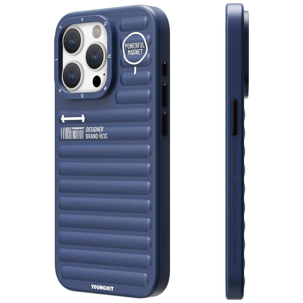 Apple iPhone 15 Pro Max Kılıf Mat Renkli Tasarım YoungKit Original Serisi Kapak