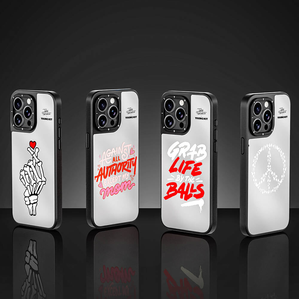 Apple iPhone 15 Pro Max Kılıf Tobias Fonseca Tasarımlı Youngkit Mirror Kapak
