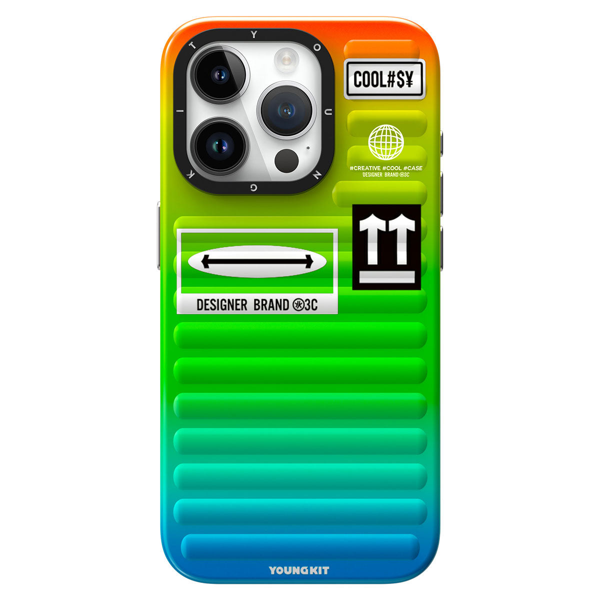 Apple iPhone 15 Pro Max Kılıf YoungKit The Secret Color Serisi Kapak