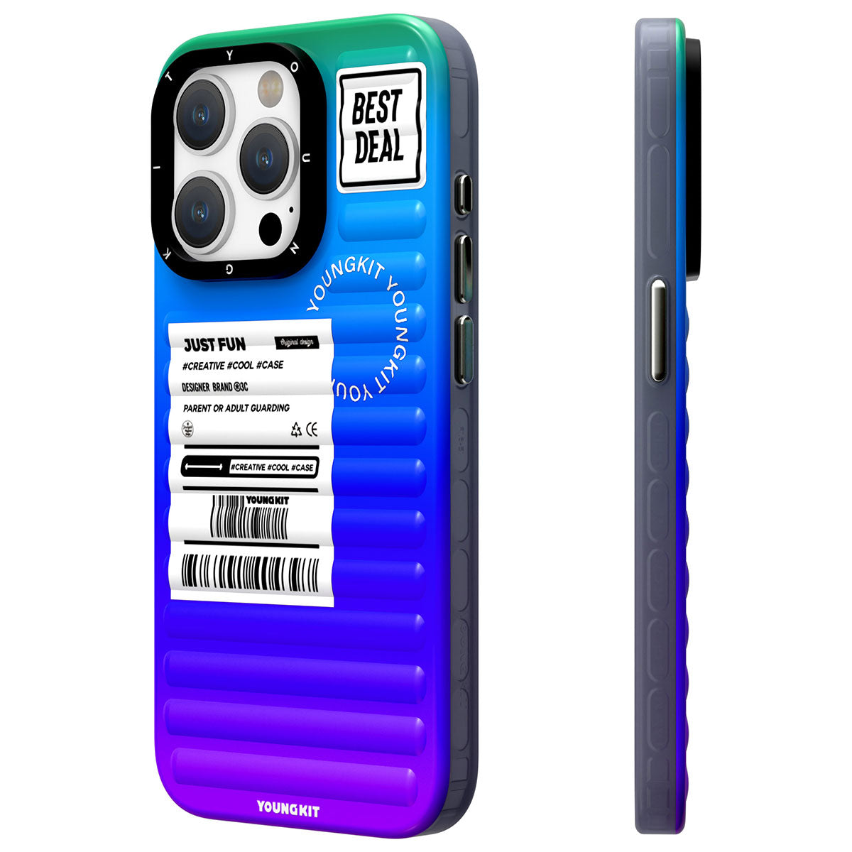 Apple iPhone 15 Pro Max Kılıf YoungKit The Secret Color Serisi Kapak