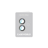 iPhone 16 Uyumlu CaseWorld Alloy Serisi Oleofobik Anti Reflective Kamera Lens Koruyucu Gümüş