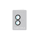 iPhone 16 Plus Uyumlu CaseWorld Alloy Two-Color Serisi Lens Koruyucu Siyah