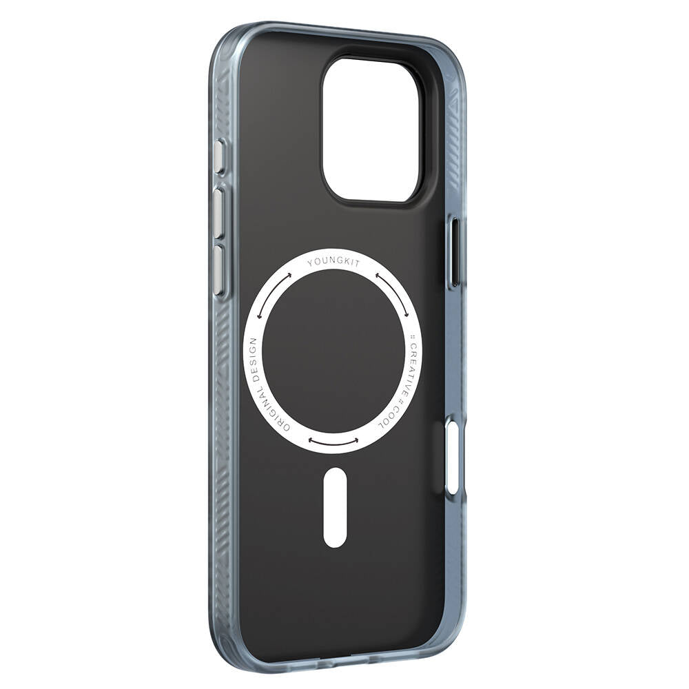 Apple iPhone 16 Plus Kılıf M-safe Şarj Özellikli Youngkit Technology Serisi Kapak