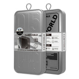 Apple iPhone 16 Pro CaseWorld 0.25mm Privacy 3D Temperli Cam Ekran Koruyucu + Uygulama Aparatlı