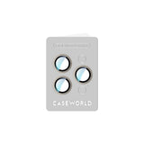 iPhone 16 Pro Uyumlu CaseWorld Alloy Serisi Oleofobik Anti Reflective Kamera Lens Koruyucu Gri