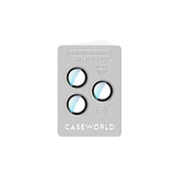 iPhone 16 Pro Uyumlu CaseWorld Sapphire Serisi Anti Reflective Lens Koruyucu Gümüş