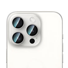 iPhone 16 Pro Uyumlu CaseWorld Sapphire Serisi Anti Reflective Lens Koruyucu Gümüş