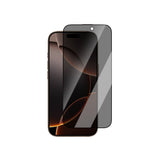 iPhone 16 Pro CaseWorld Ultra-Thin Serisi TMQ Privacy 0.15mm 3D Cam Ekran Koruyucu Uygulamalı Siyah