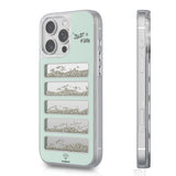 iPhone 16 Pro Kılıf Aynalı ve Boncuklu Tasarım Youngkit Jump Serisi Kapak Açık Yeşil