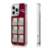 iPhone 16 Pro Kılıf Aynalı ve Boncuklu Tasarım Youngkit Spirit Serisi Kapak Mürdüm