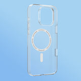 iPhone 16 Pro Uyumlu Kılıf M-safe Şarj Özellikli Youngkit Ice Serisi Kapak Şeffaf