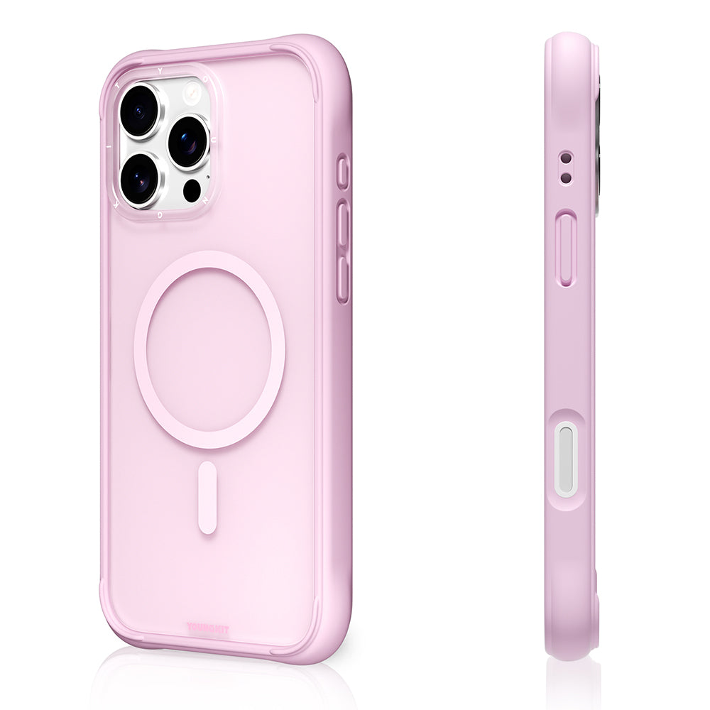 iPhone 16 Pro Uyumlu Kılıf M-safe Şarj Özellikli Youngkit Macaroon Serisi Kapak