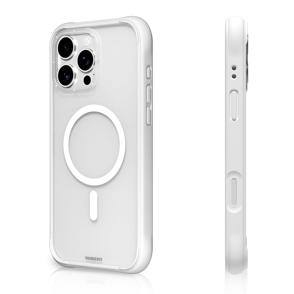 iPhone 16 Pro Uyumlu Kılıf M-safe Şarj Özellikli Youngkit Macaroon Serisi Kapak