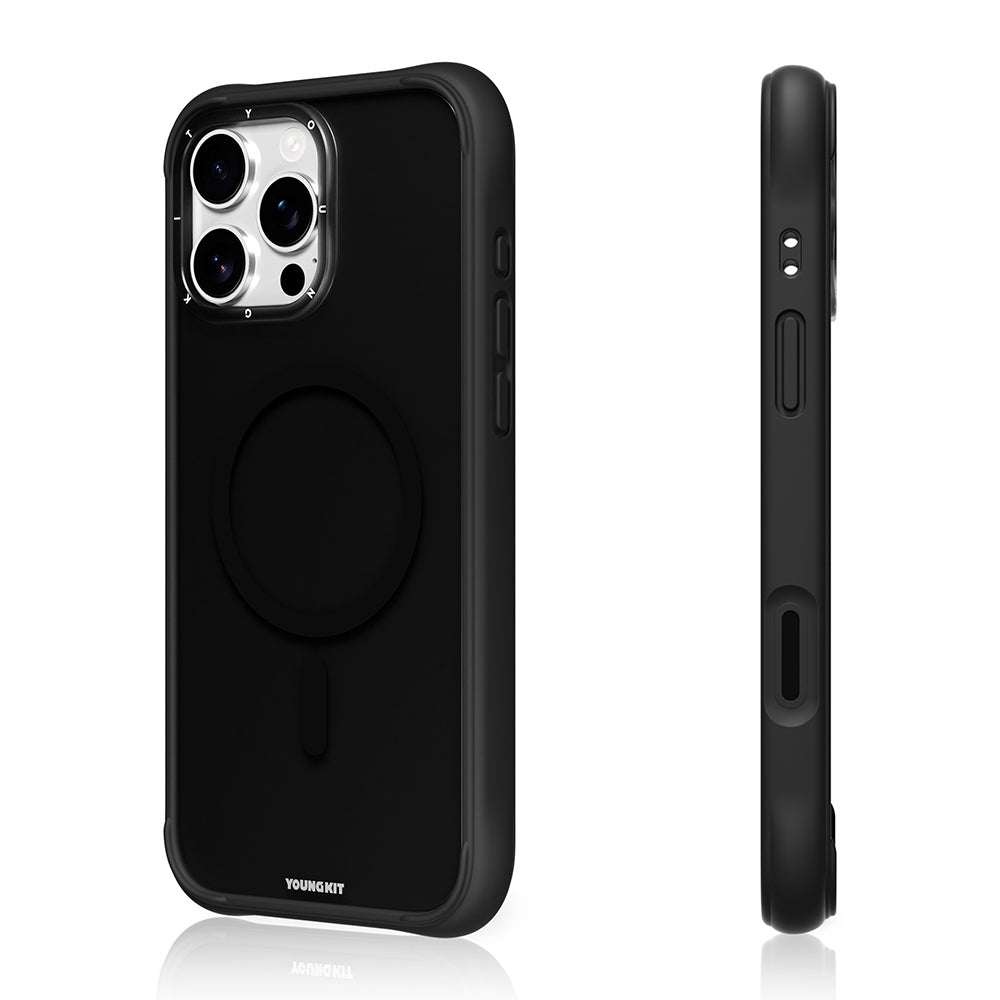 iPhone 16 Pro Uyumlu Kılıf M-safe Şarj Özellikli Youngkit Macaroon Serisi Kapak