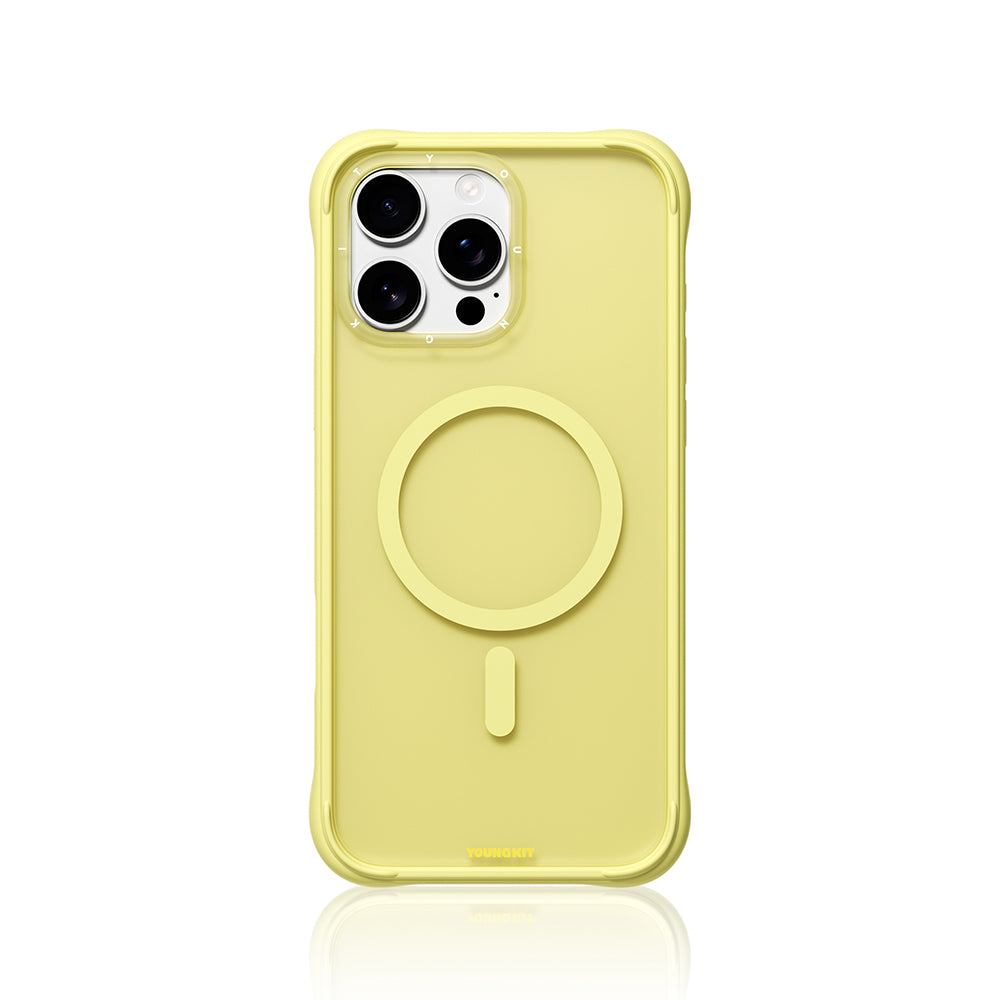 iPhone 16 Pro Uyumlu Kılıf M-safe Şarj Özellikli Youngkit Macaroon Serisi Kapak