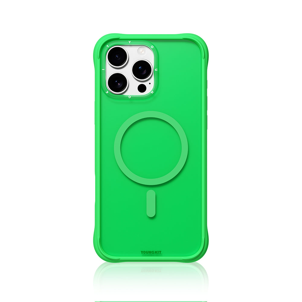 iPhone 16 Pro Uyumlu Kılıf M-safe Şarj Özellikli Youngkit Macaroon Serisi Kapak