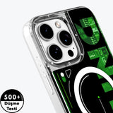 Apple iPhone 16 Pro Kılıf M-safe Şarj Özellikli Airbagli Çift Katmanlı Youngkit Future Streamer Serisi Kapak