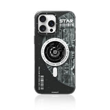 Apple iPhone 16 Pro Kılıf M-safe Şarj Özellikli Airbagli Hologram Tasarımlı Youngkit Interstellar Serisi Kapak