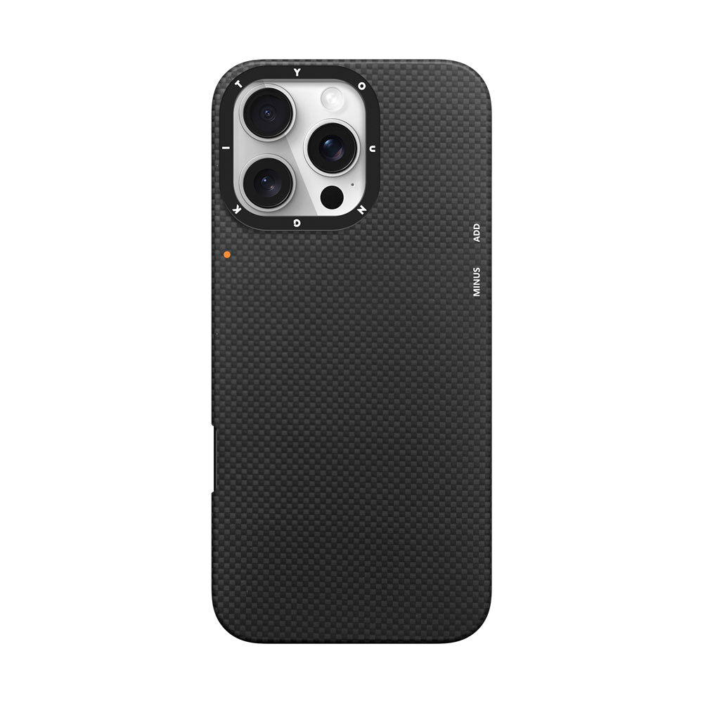 Apple iPhone 16 Pro Kılıf M-safe Şarj Özellikli Aramid Fiber Youngkit 1500D Kevlar Extreme Wing Serisi Kapak
