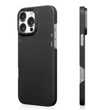 Apple iPhone 16 Pro Kılıf M-safe Şarj Özellikli Aramid Fiber Youngkit 1500D Kevlar Extreme Wing Serisi Kapak