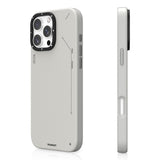 Apple iPhone 16 Pro Kılıf M-safe Şarj Özellikli Basit Mat Deri Desenli Youngkit Tech Fashion Serisi Kapak