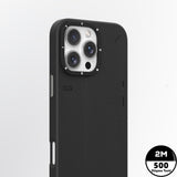 Apple iPhone 16 Pro Kılıf M-safe Şarj Özellikli Basit Mat Deri Desenli Youngkit Tech Fashion Serisi Kapak