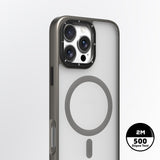 Apple iPhone 16 Pro Kılıf M-safe Şarj Özellikli Cam Arka Yüzey TPU Youngkit Gemstone Serisi Kapak