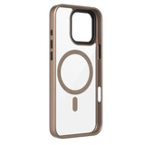 Apple iPhone 16 Pro Kılıf M-safe Şarj Özellikli Cam Arka Yüzey TPU Youngkit Gemstone Serisi Kapak