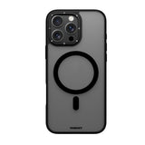 Apple iPhone 16 Pro Kılıf M-safe Şarj Özellikli Cam Arka Yüzey TPU Youngkit Gemstone Serisi Kapak
