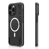 Apple iPhone 16 Pro Kılıf M-safe Şarj Özellikli Çıkarılabilir Arka Yüzeyli Youngkit Mecha Kapak