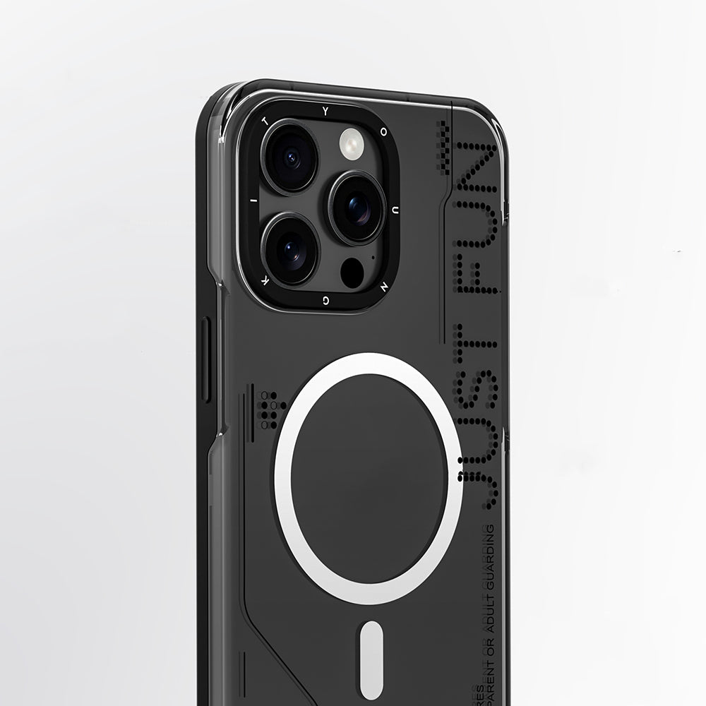 Apple iPhone 16 Pro Kılıf M-safe Şarj Özellikli Çıkarılabilir Arka Yüzeyli Youngkit Mecha Kapak