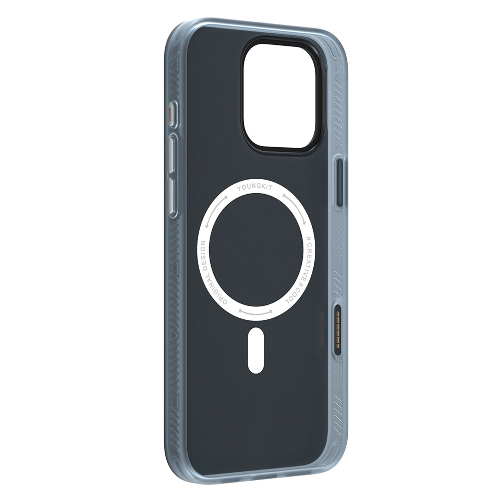 Apple iPhone 16 Pro Kılıf M-safe Şarj Özellikli Kamera Denetim Butonlu Youngkit Technology Serisi Kapak