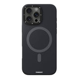 Apple iPhone 16 Pro Kılıf M-safe Şarj Özellikli Kamera Standlı Youngkit Bitty Cream Kapak
